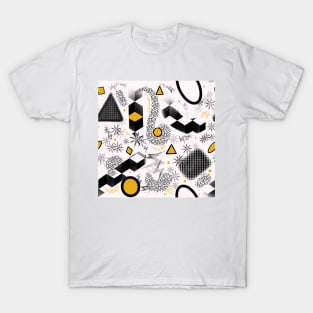 Modern Jumble Pattern T-Shirt